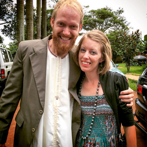 Brent and Virginia Earwicker attend a Ugandan Introduction ceremony.